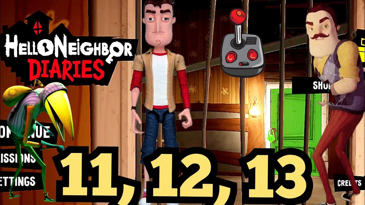 Hello Neighbor: Nicky's Diaries | mobile full walkthrough | MISSION 11, 12, 13.