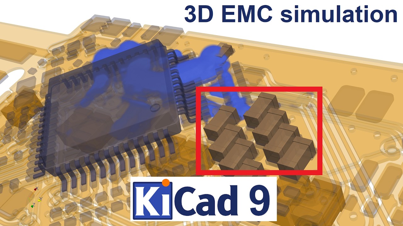 KiCad 9 release - new features for easier 3D simulation of EMC/SI/PI/PDN problems