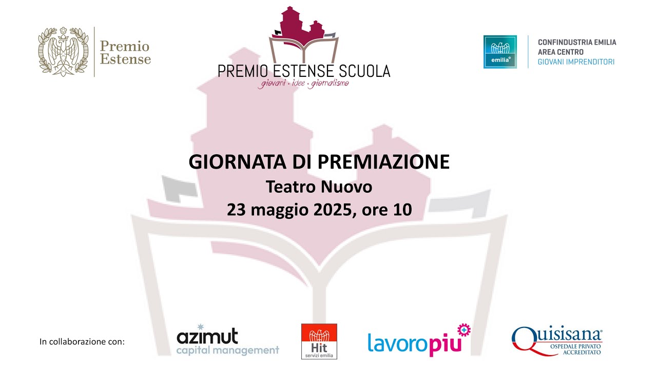 Premio Estense Scuola 30^ edizione - Cerimonia finale