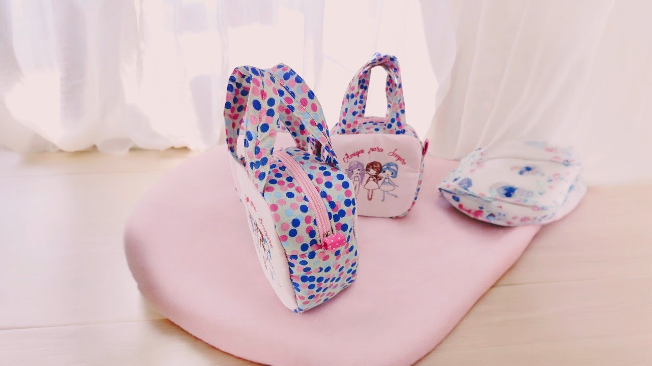 Bolsa em Tecido Fácil+ Molde Grátis 