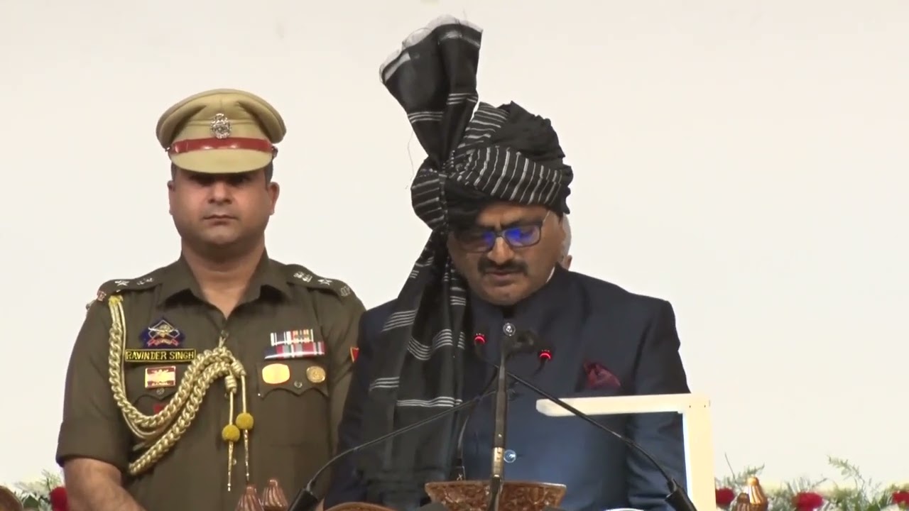 JK new Govt Oath Ceremony#kashmir #oathceremony