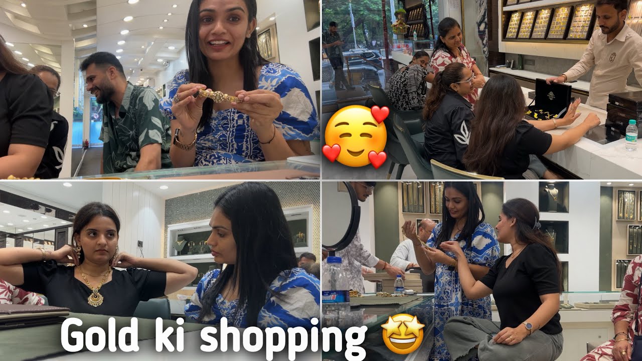 gold ki shopping me maza hi aa gaya 🤩 | shadi ki final shopping | 