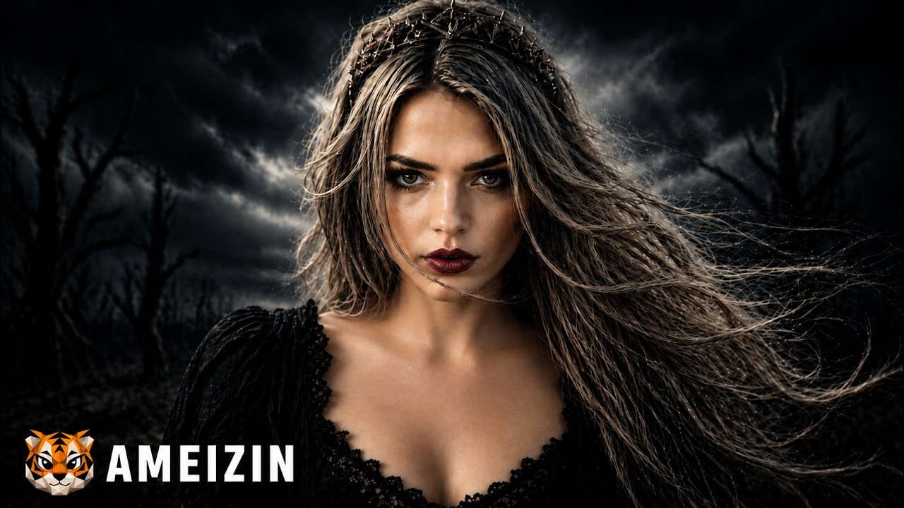 Ameizin - Black Glass Halo (Official Music Visualizer)
