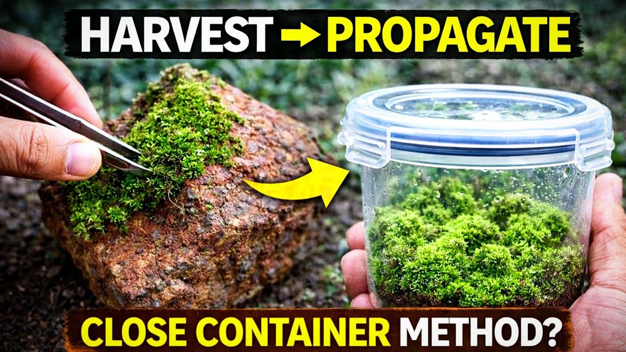 How to Grow Moss 🌿 (2 Simple Methods That Actually Work)