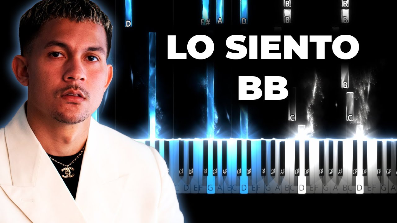 Tainy, Bad Bunny, Julieta Venegas - Lo Siento BB:/ piano karaoke instrumental cover