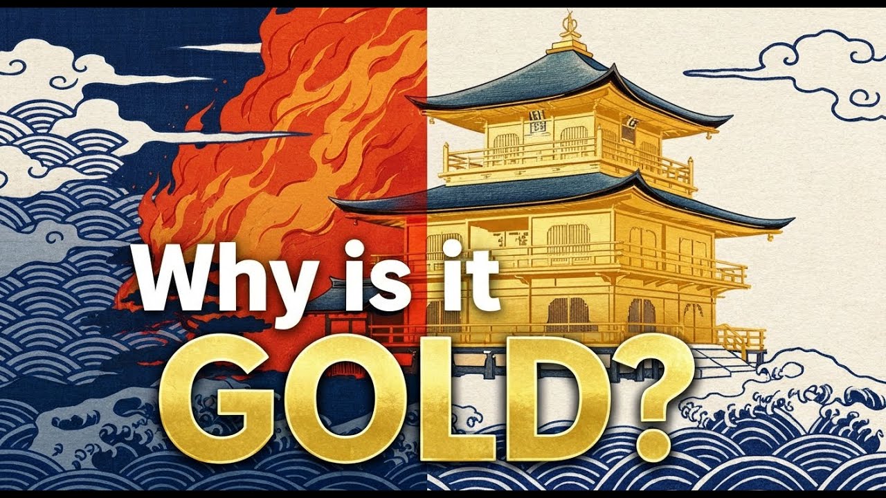 Почему этот храм покрыт ЗОЛОТОМ? 🏯 Тайна Киото