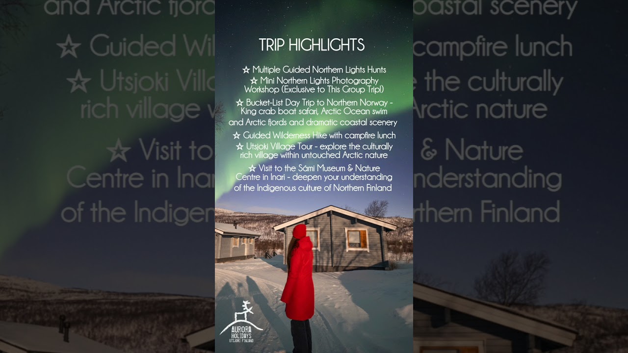 Women’s Northern Lights Trip to Lapland 🇫🇮 | Aurora Photography & Arctic Adventure