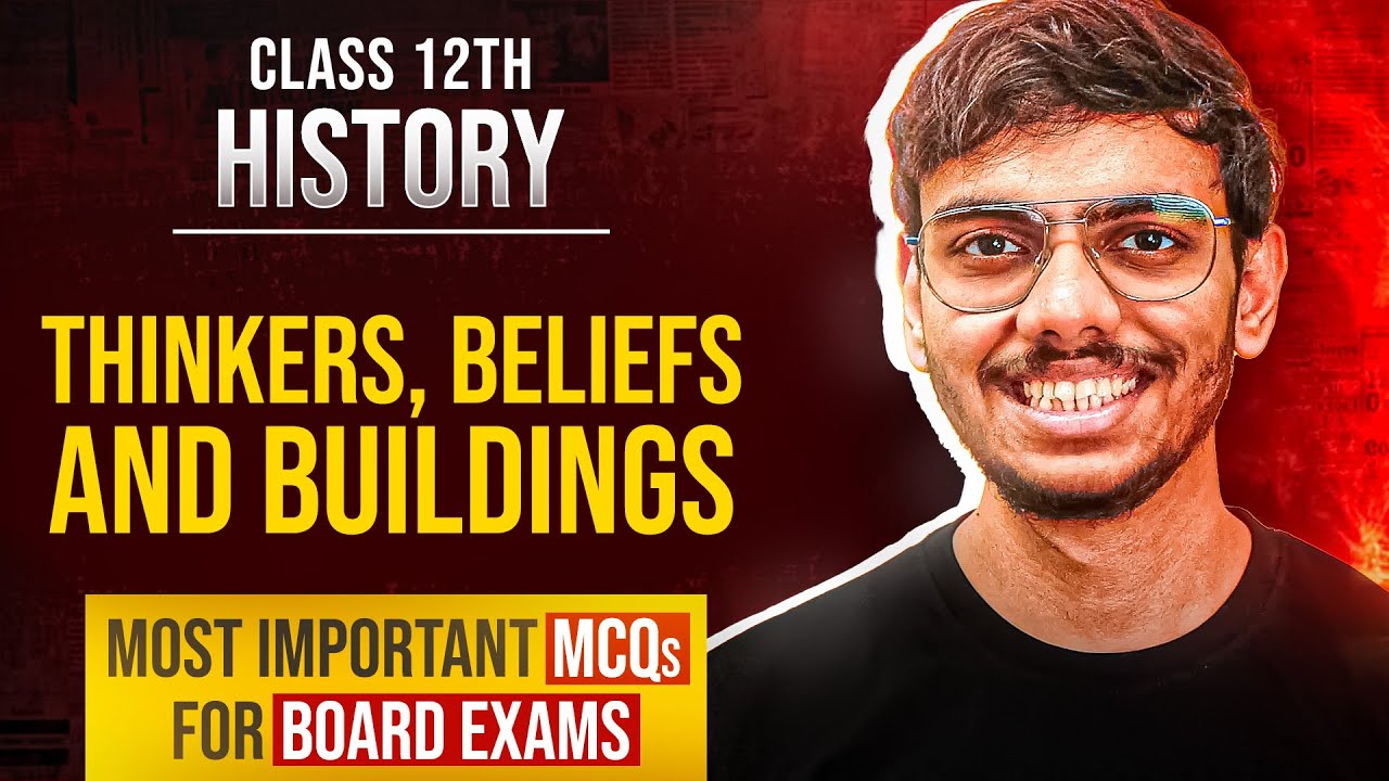 Thinkers Beliefs and Buildings Class 12 History Most Important MCQs for Board Exams 2026