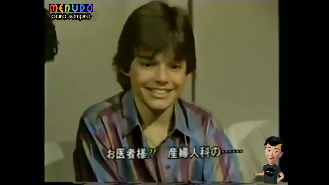 Menudo - Corte de entrevista no Japão em 1985 . Última viagem de Ray Reyes com o Menudo
