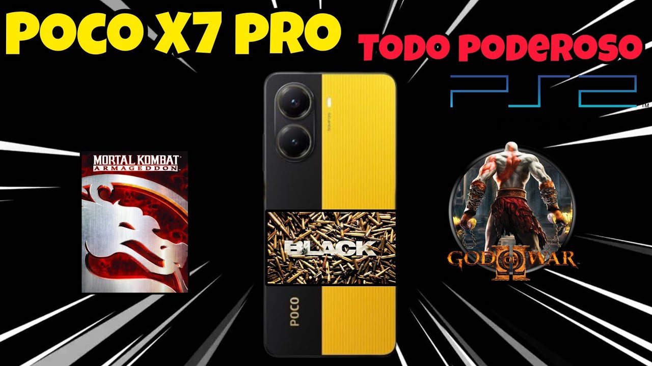 MELHOR QUE O POCO X6 PRO? AETHERSX2 EMULADOR DE PLAYSTATION 2 TESTE JOGOS PESADOS NO POCO X7 PRO