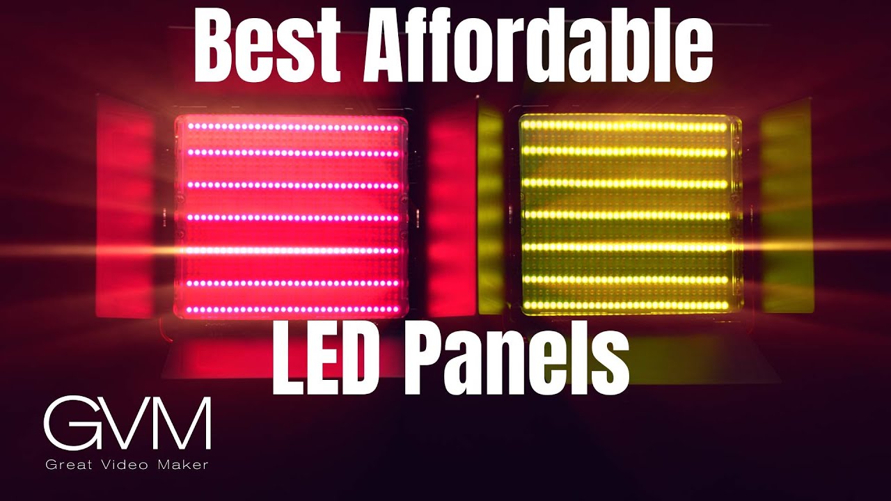 GVM 1200D is the best  budget full sized LED Panel. (bi color RGB)