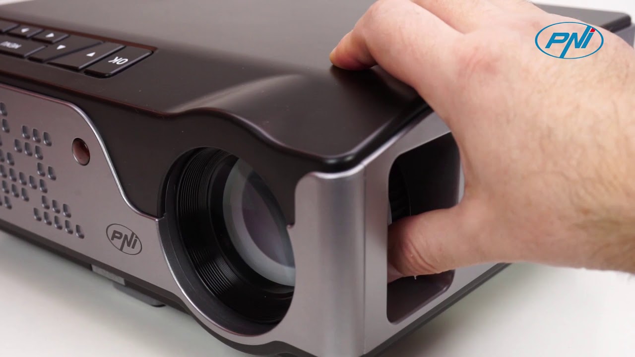 WiFi Videoprojektor PNI VP850 1080p, mit LED Lampe, 4000 Lumen DE