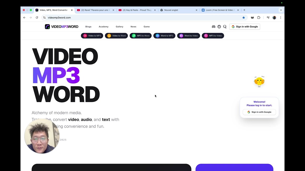 How to Extract Audio and Transcribe Video from YouTube by videomp3word 🎥