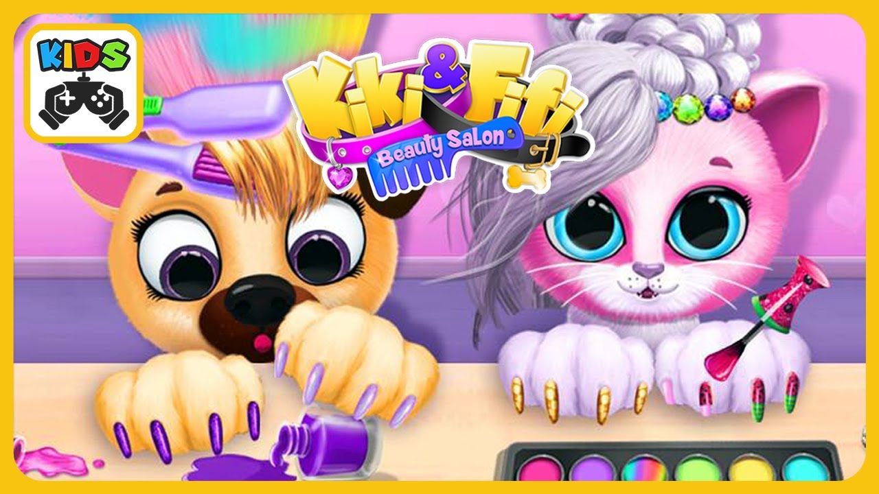 Салон красоты питомцев Кики и Фифи * Kiki & Fifi Pet Beauty Salon от Tutotoons * Игра для девочек