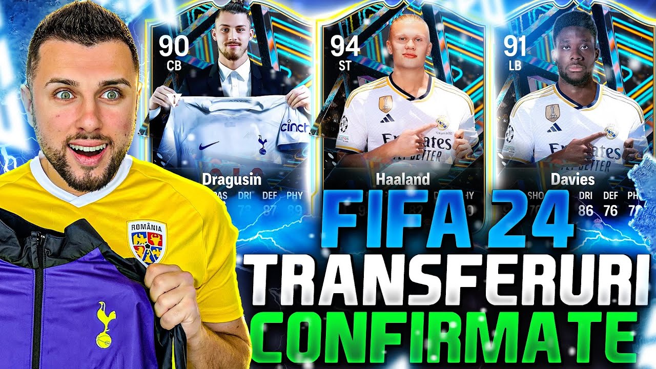 TRANSFERURI CONFIRMATE ȘI ZVONURI IARNA 2024!❄️️#3 (DRĂGUȘIN, HAALAND, DAVIES)