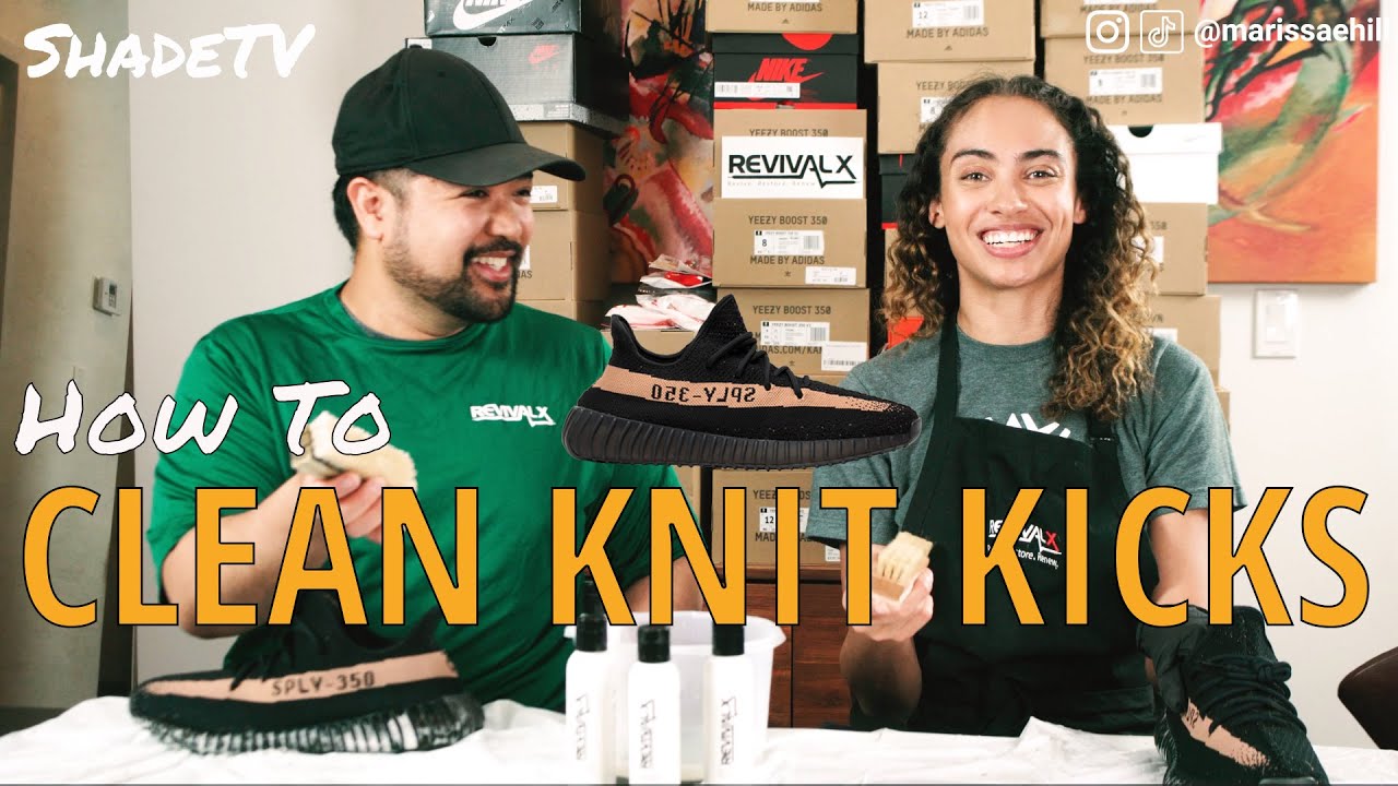 HOW to CLEAN KNIT SNEAKERS (Yeezy Primeknit and Nike Flyknit) with RevivalX