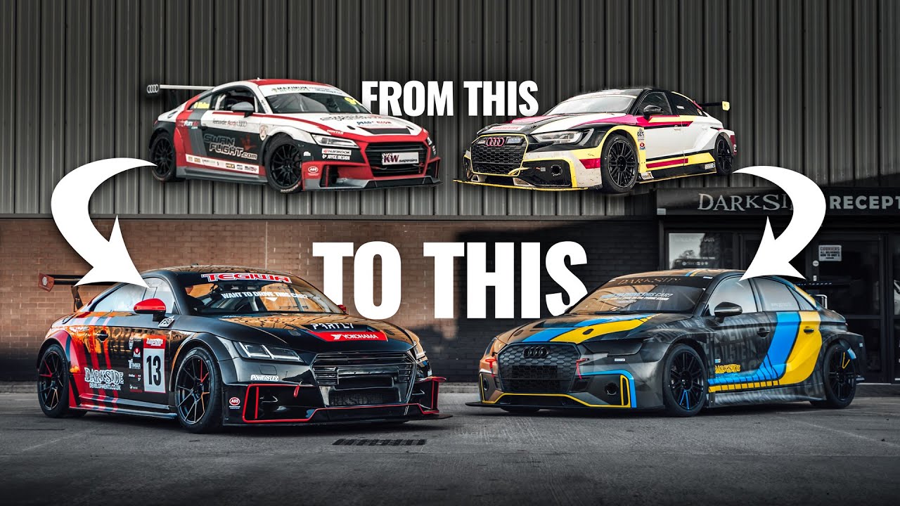 RACE CAR TRANSFORMATION! 🎨 🏁 TT TFSI & RS3 TCR