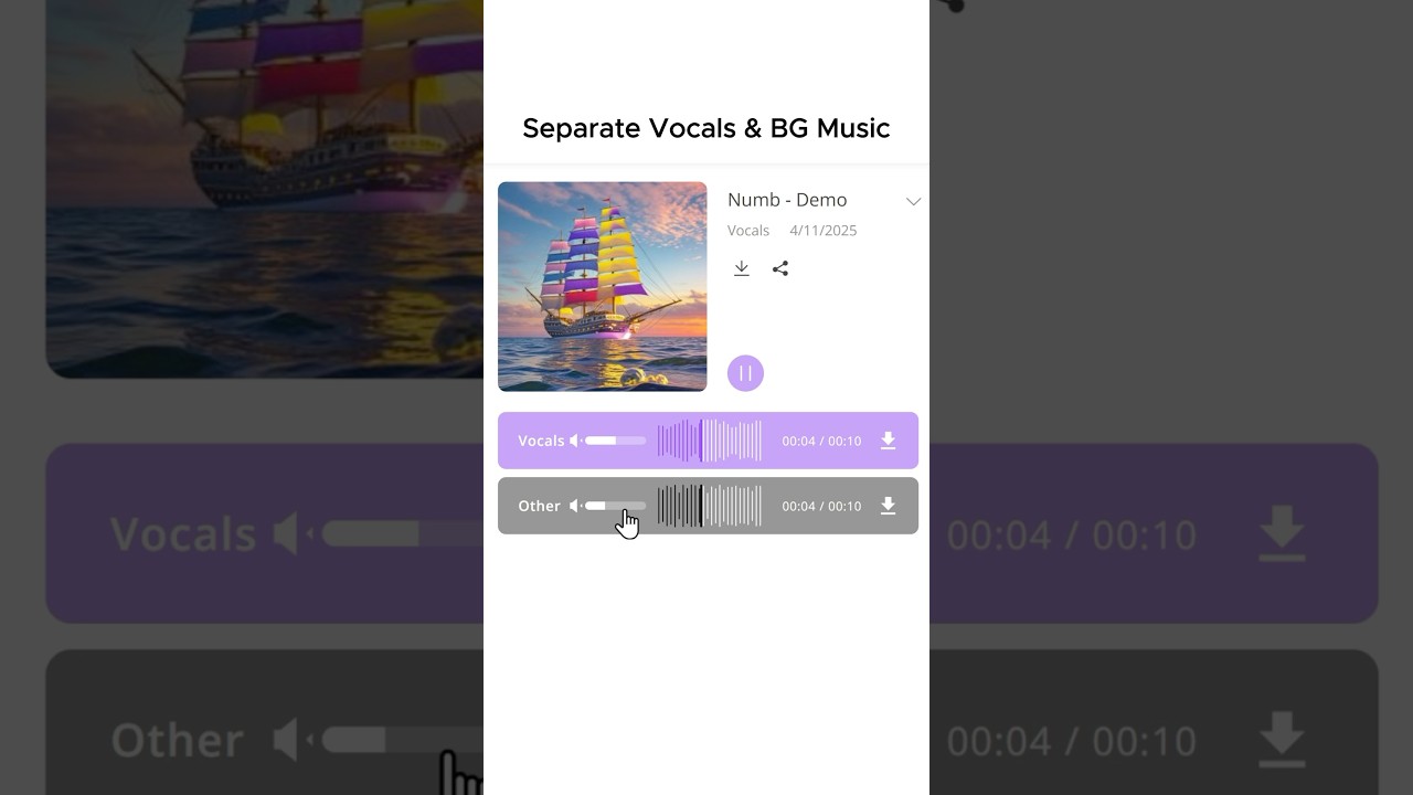 How to Remove Vocals or BG Music from Audio #ai