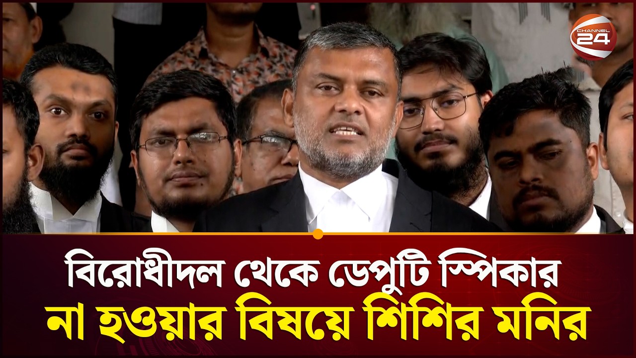 'শুধু দয়া ও অনুকম্পার অংশ হিসেবে ডেপুটি স্পিকার পদ আমরা নিতে পারি না' | Shishir Monir | Channel 24