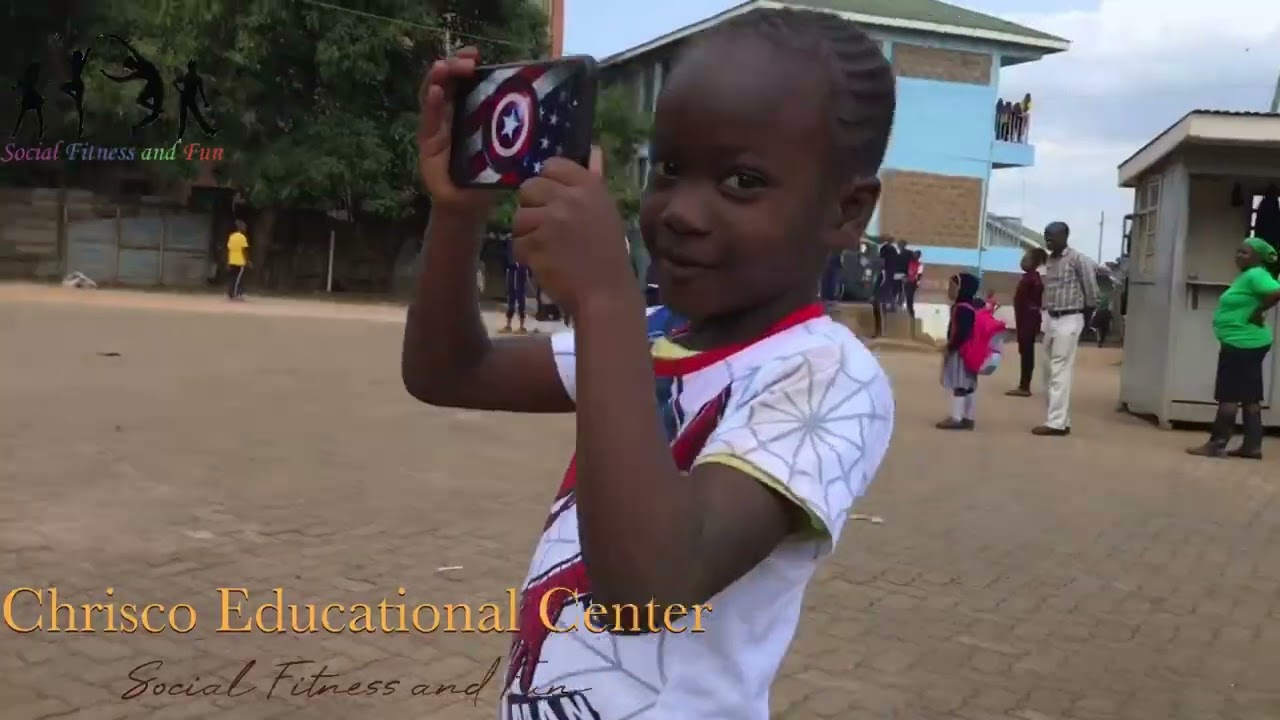 Social Fitness and Fun dance workout at Chrisco school