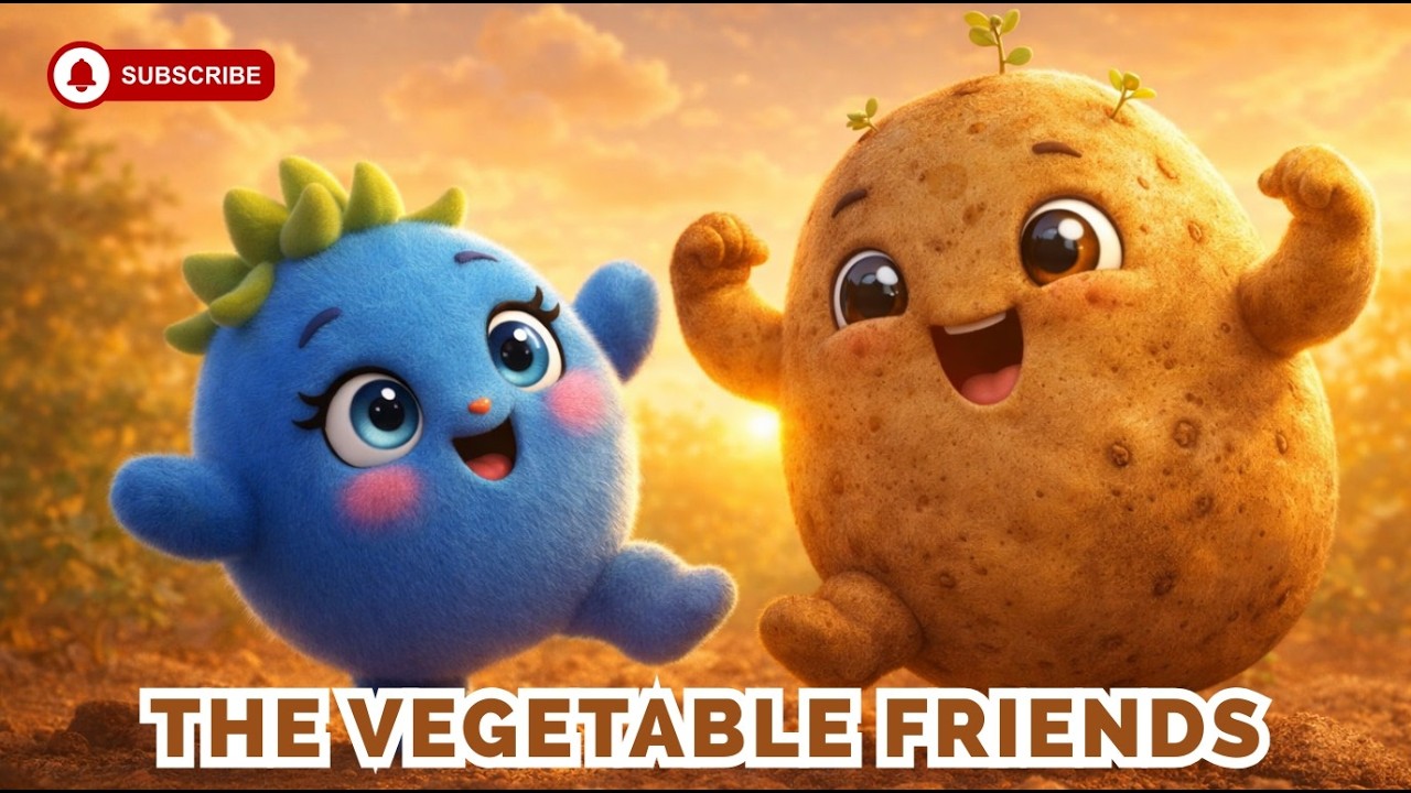 The Vegetable Friends | Healthy Food Song | Dodoberry