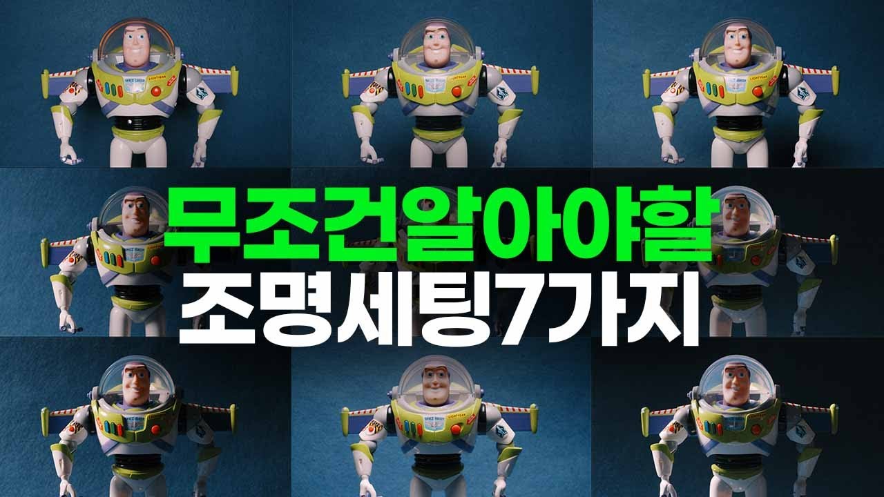 위치에 따른 조명 메시지 정리 (Feat, GODOX LE300BI)