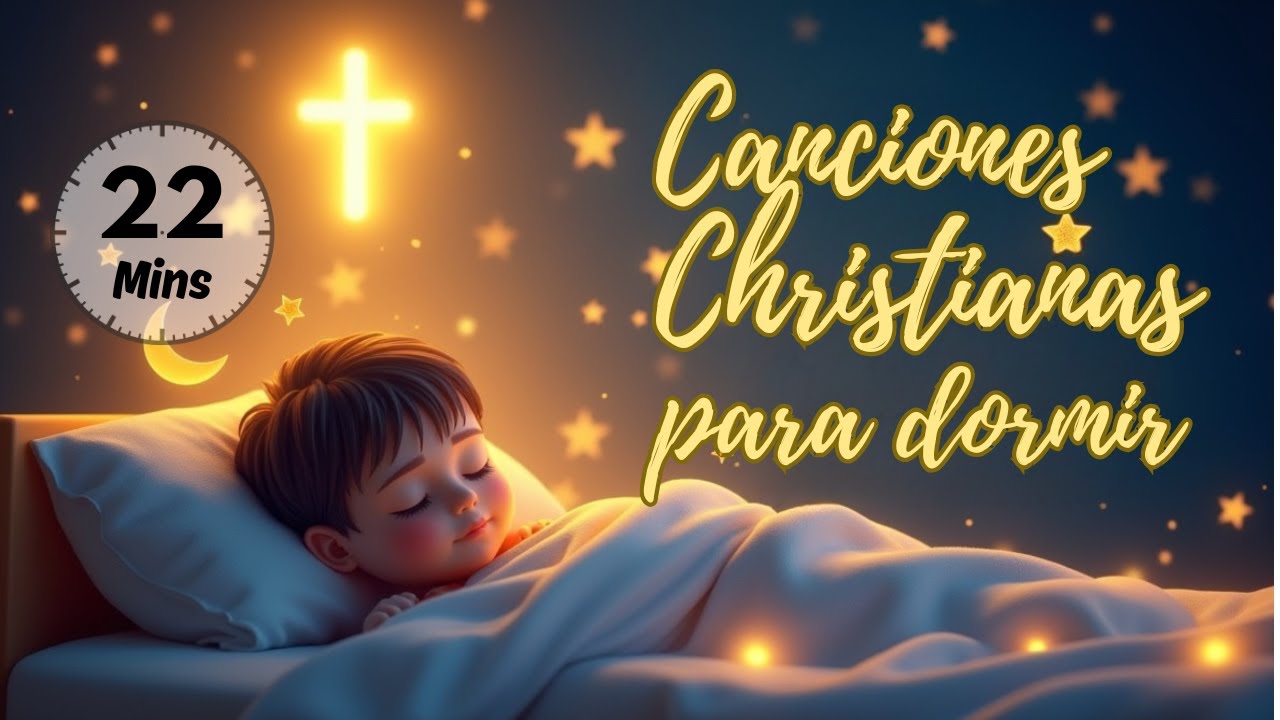 22 Minutes de Canciones Cristianas para Dormir 🎶 | Música Relajante para Niños