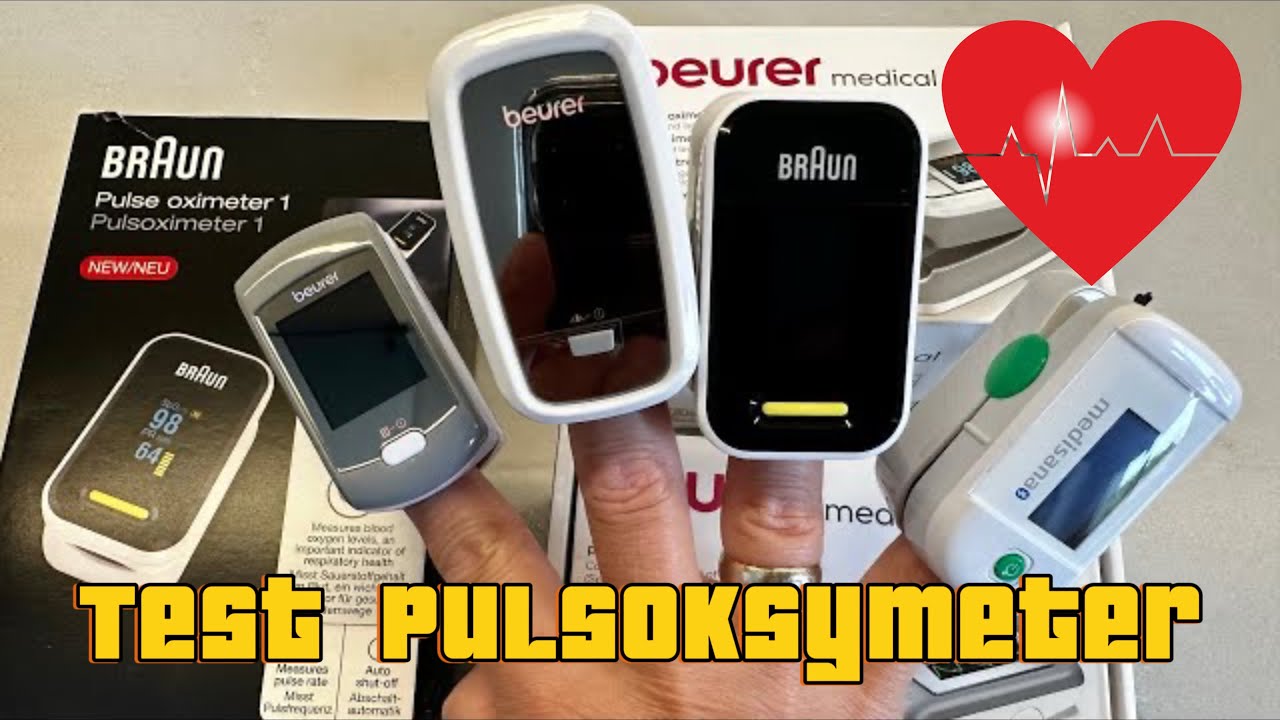 Braun Beurer Medisana Pulse Oximeter Test Pulsoksymetr