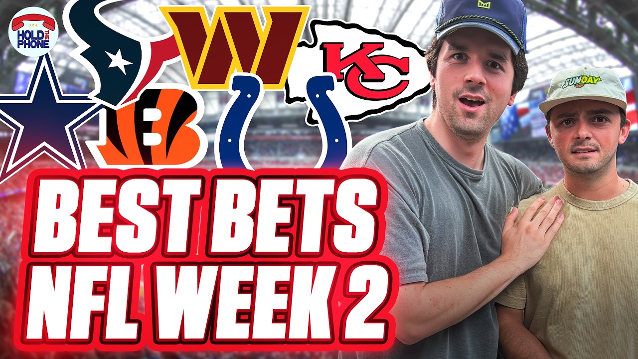Best Bets NFL Week 2: Game Picks, 6 Leg Parlay, $500 TD Scorer