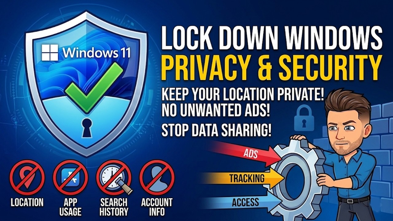 Настройки конфиденциальности в Windows 11, которые НУЖНО отключить (остановите слежку за 10 минут)