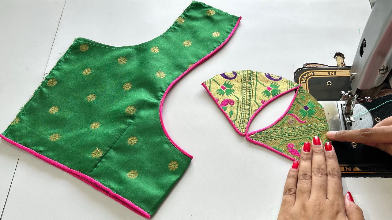 Latest Blouse Designs | Blouse Back Neck Design | Cutting And Stitching Back Neck Blouse Design