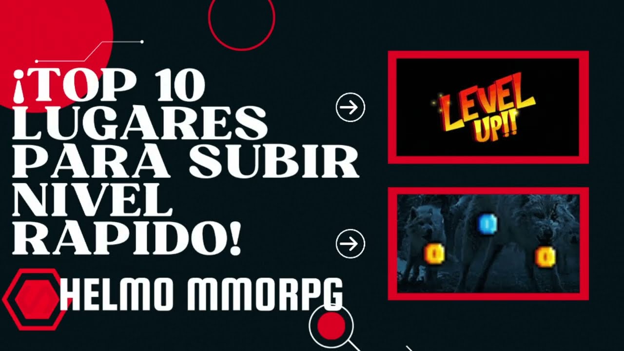 Helmo Online MMORPG / TOP 10 LUGARES PARA CAZAR, HACER PROFIT Y SUBIR NIVEL RAPIDO Y FACIL.