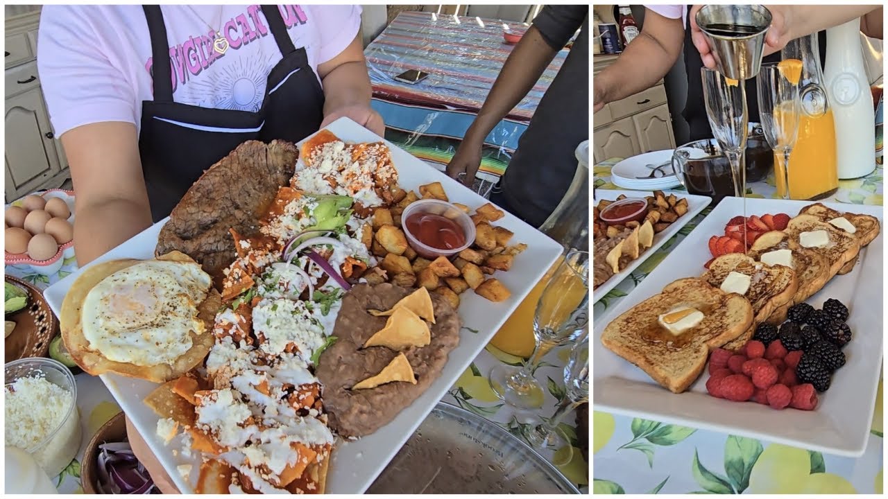 COMO HACER CHILAQUILES ROJOS Y UN RICO PAN FRANCES!! HOW TO MAKE CHILAQUILES ROJOS AND FRENCH TOAST!