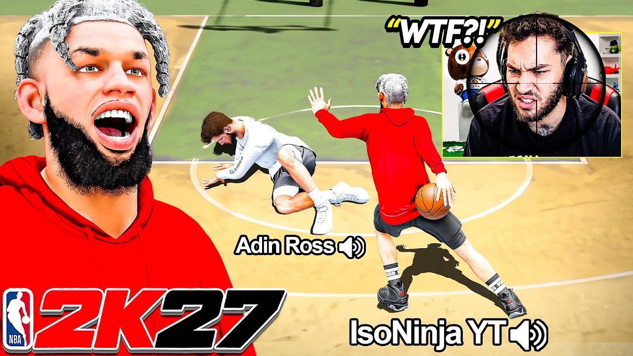 I STREAM SNIPED Adin Ross ON NBA 2K27 EARLY ACCESS! (FIRST 3V3 PARK GAMES BEST BUILD 2K27)