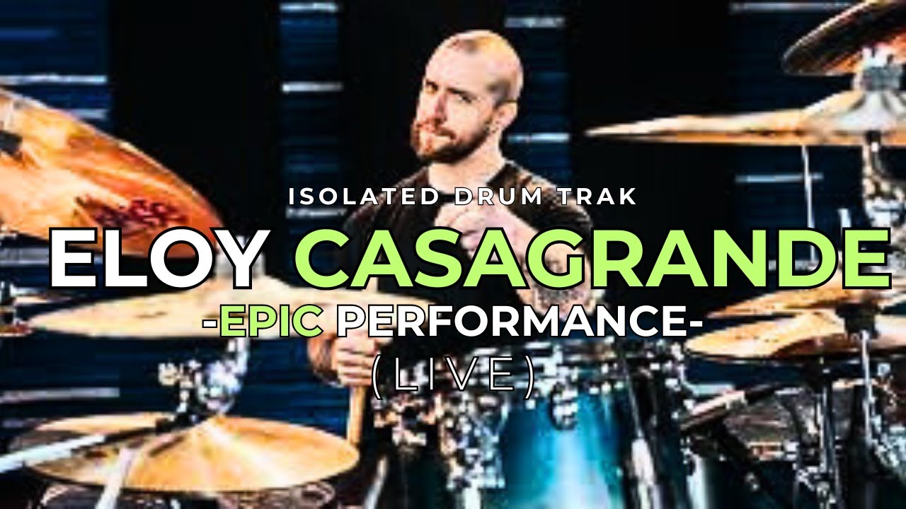 Eloy Casagrande – Epic Isolated Drum solo Performance | ISOLATEDLIVEDRUM