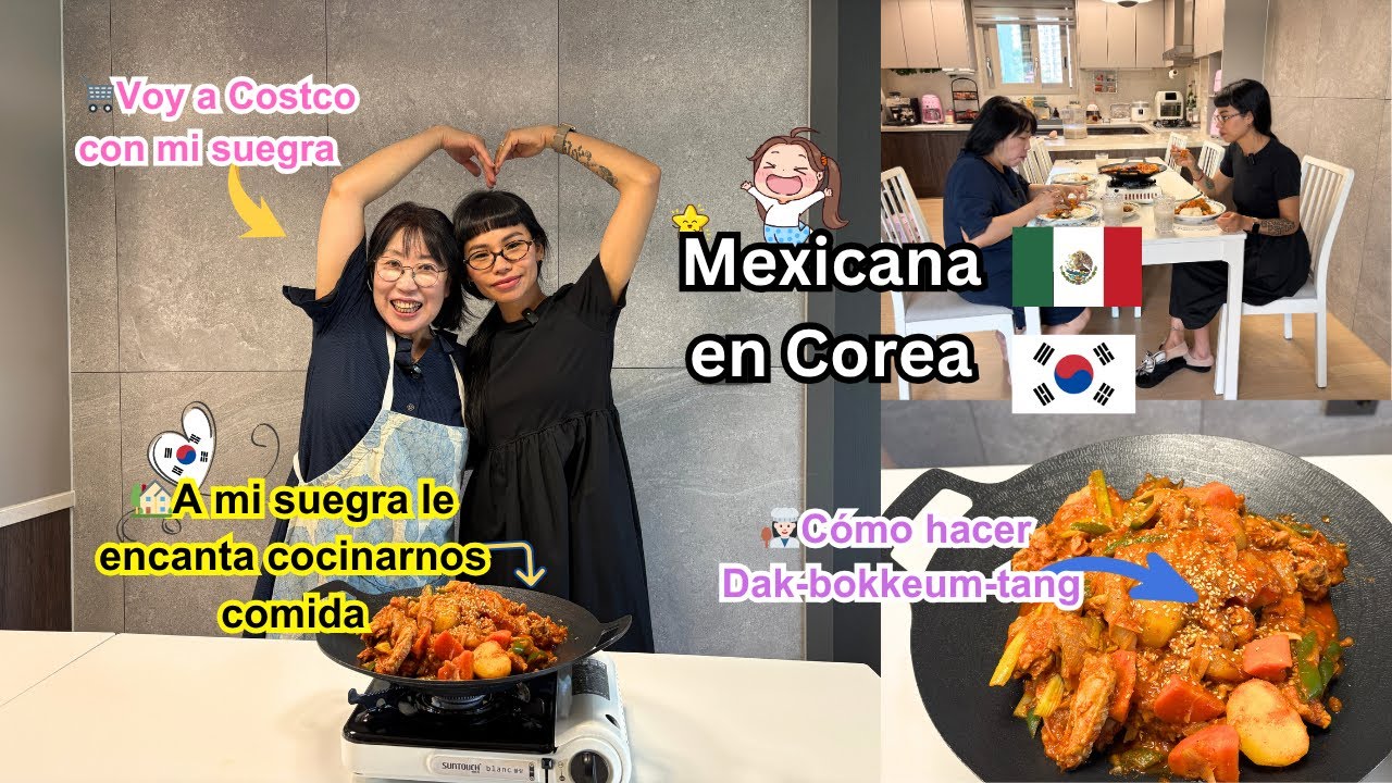 MI SUEGRA COCINA DAK-BOKKEUM-TANG (Plato tradicional coreano) | Mariel en Corea VLOG #151