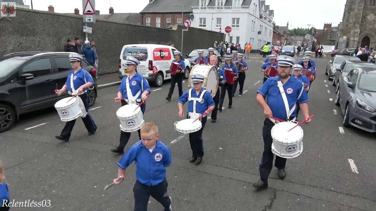 Portaferry Accordion @ N.P.B.'s 40th Ann. Parade ~ Newtownards ~ 23/07/22 (4K)