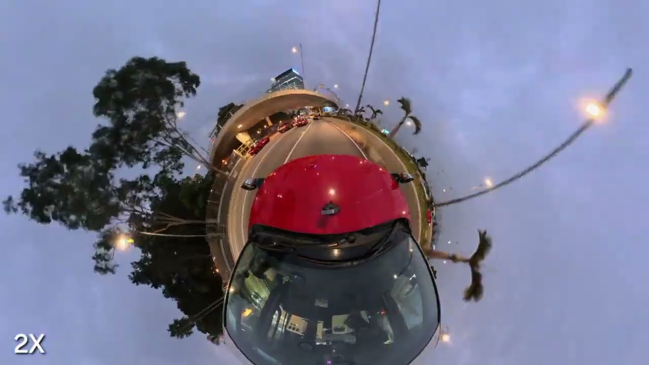 [4K] [2X] Поездка на такси по Гонконгу 🚕 #insta360x5