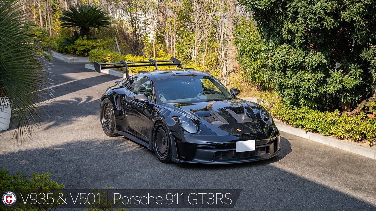 【bond shop Nagoya】Porsche 911 GT3RS on HRE Wheels V935 & V501【4K】