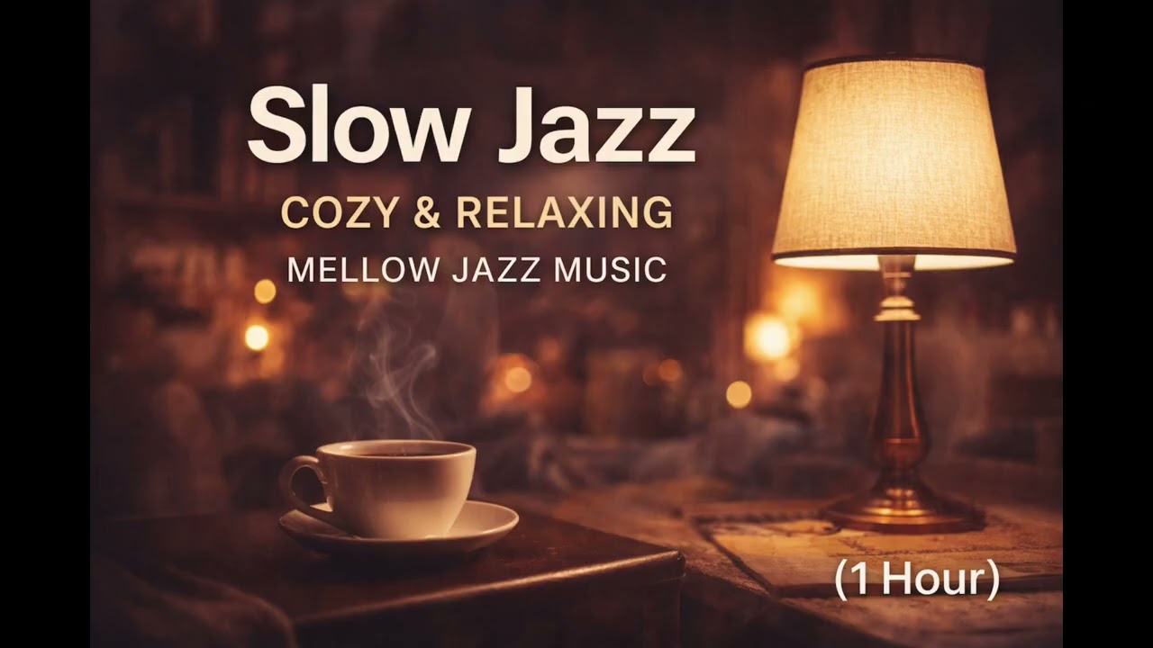 Cozy Slow Jazz for Focus & Calm (1 Hour)