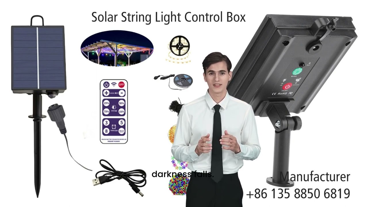 Solar String Light Control Box, Solar Lamp String Circuit Board