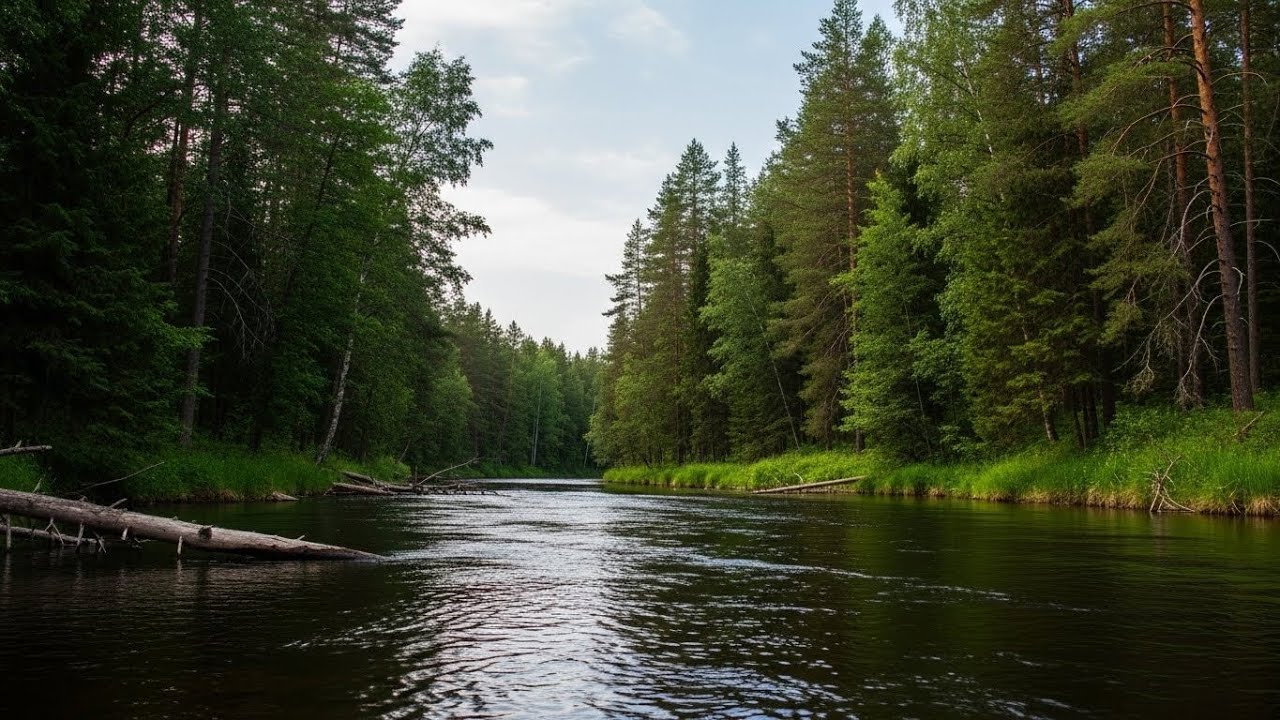 Forest River Ambience 🌿🌊 Soothing Water and Nature Sounds for Deep Sleep #2163