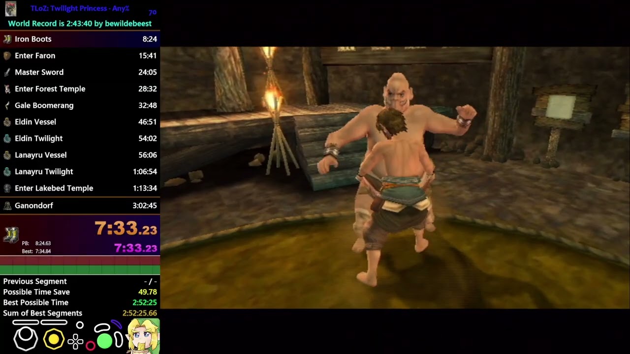 Twilight Princess Any% Speedrun in 2:59:16