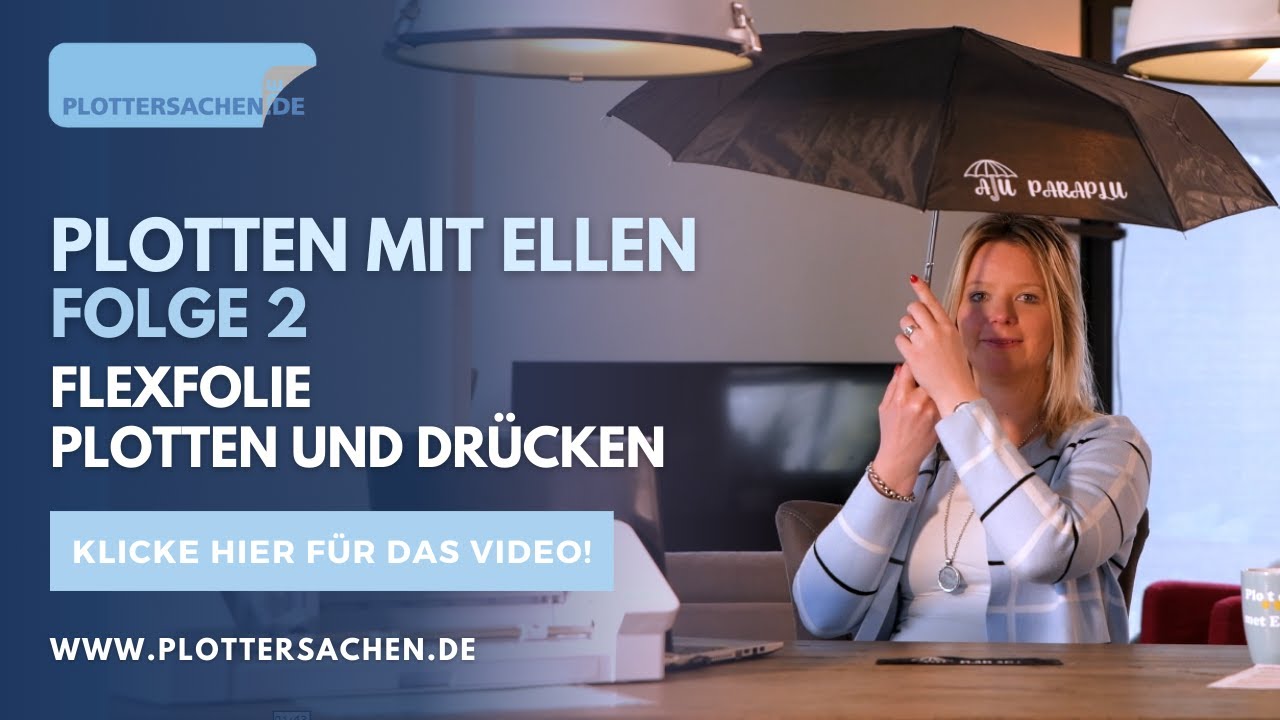 Plotten mit Ellen - Flexfolie plotten und drücken