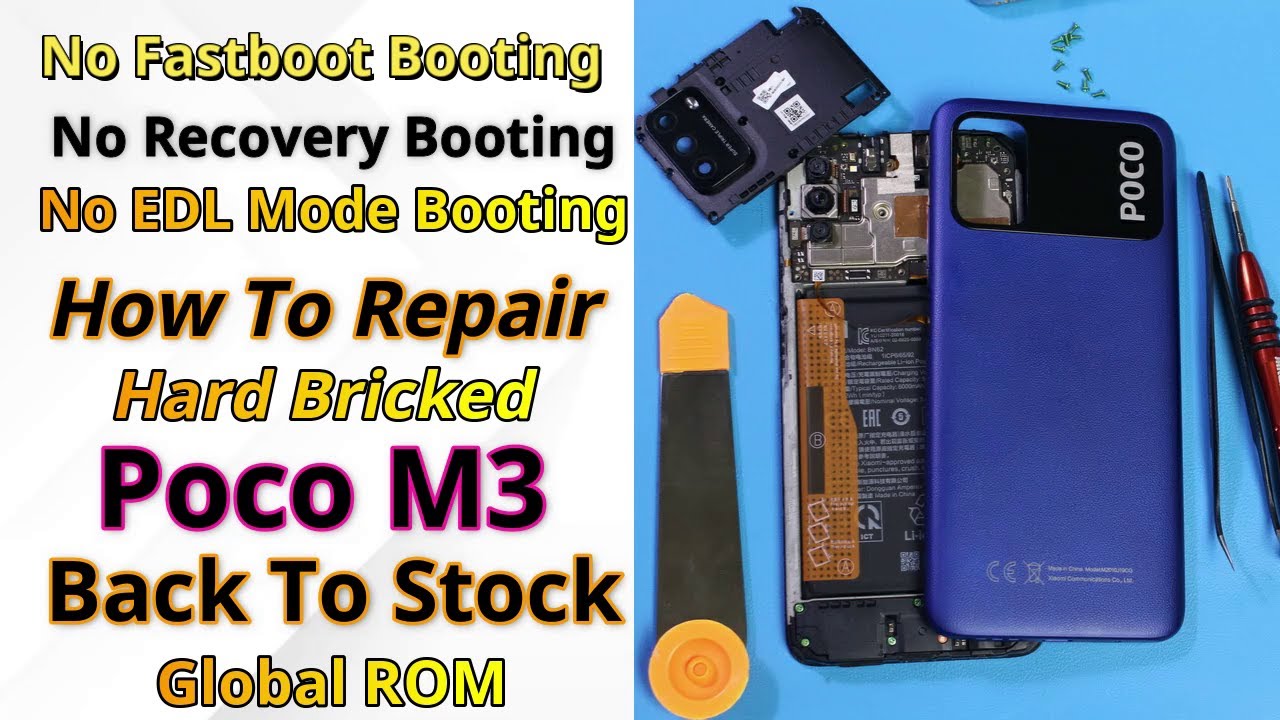 How To Repair Dead Hard Bricked Poco M3 | Urdu-Hindi |