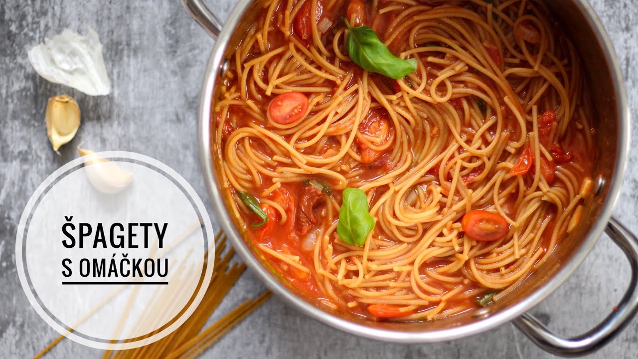 ŠPAGETY | recept - vegan | MaruškaVEG