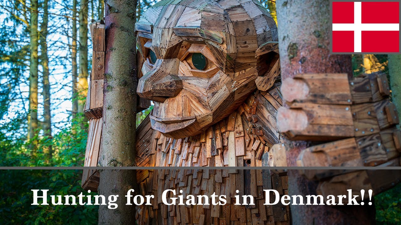 Hunting for Thomas Dambo's Forgotten Giants just outside of Copenhagen!!