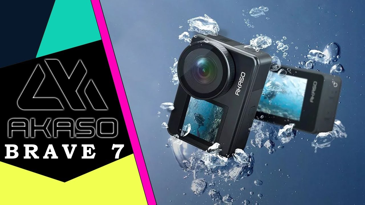 AKASO Brave 7 📷 Kamera sportowa niczym GoPro !? / Recenzja 4K
