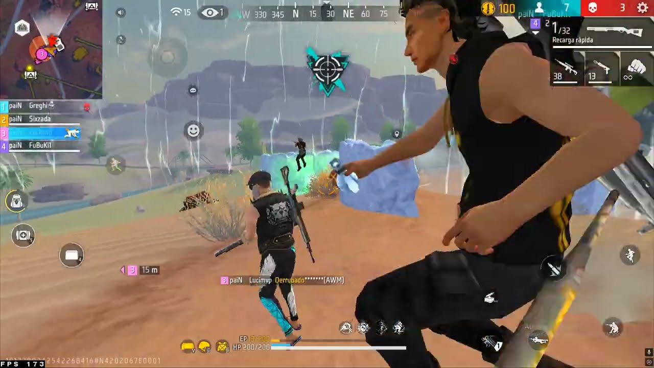 SIX9 - HIGHLIGHTS EM CAMPEONATO! EMULADOR FREE FIRE 👑