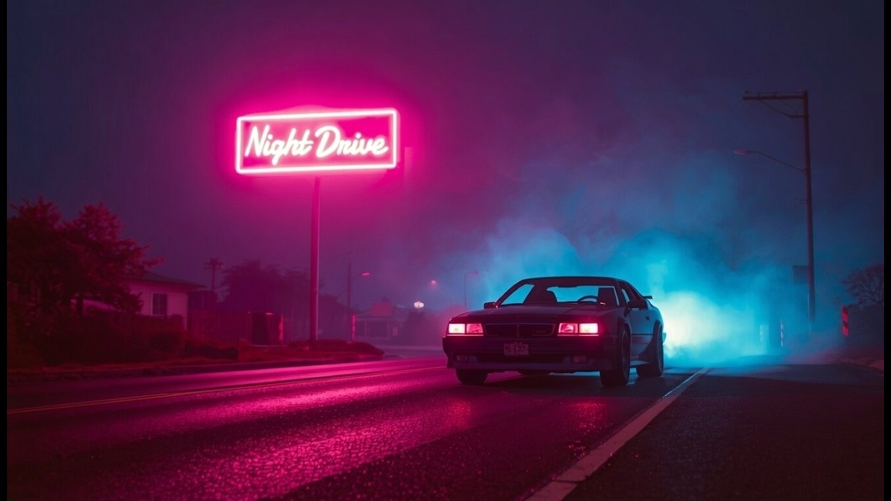 Night Drive Neon 🌌 Synthwave / Retrowave 80s Music for Midnight Cruising